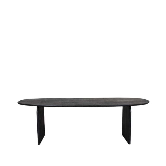 LABEL51 Eetkamertafel Cooper - Zwart - Mangohout - 250x110 cm van LABEL51 - laagste prijs offerte van PureWonen