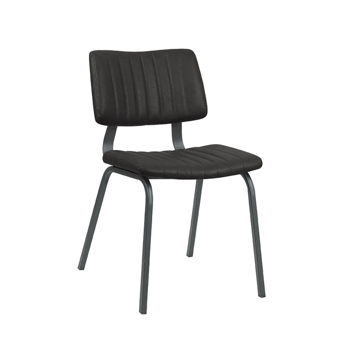 LABEL51 Eetkamerstoel Gusto - Zwart - PU-Leder van LABEL51 - laagste prijs offerte van PureWonen