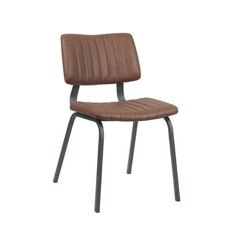 LABEL51 Eetkamerstoel Gusto - Bruin - PU-Leder van LABEL51 – Luxe comfort op maat van PureWonen. Vraag naar de beste prijs.