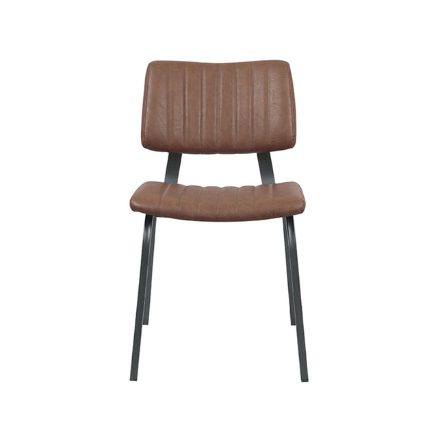 LABEL51 Eetkamerstoel Gusto - Bruin - PU-Leder van LABEL51 – Luxe comfort op maat van PureWonen. Vraag naar de beste prijs.