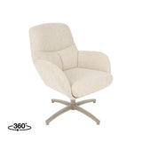 LABEL51 Fauteuil Chill Zone - Naturel - Boucle van LABEL51 – Luxe comfort op maat van PureWonen. Vraag naar de beste prijs.