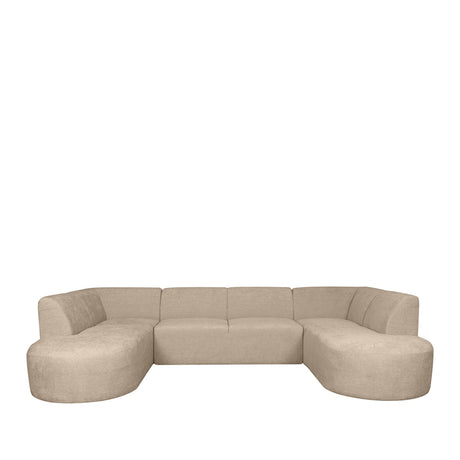 LABEL51 Bank Espen - Clay - Elite - U-Bank van LABEL51 – Luxe comfort op maat van PureWonen. Vraag naar de beste prijs.