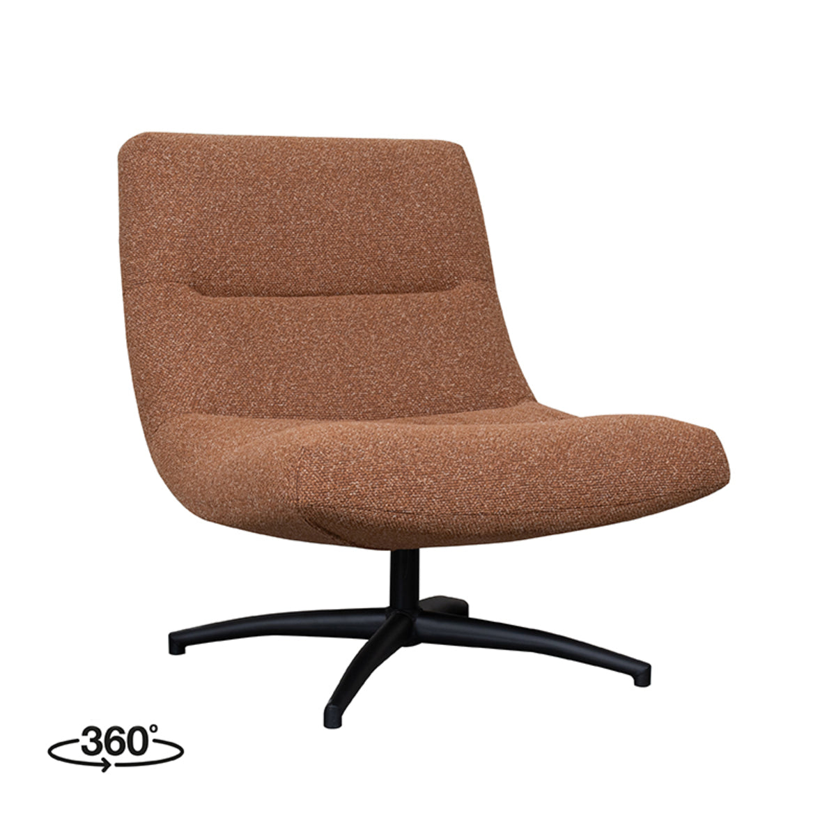 LABEL51 Fauteuil Calix - Coral - Boucle van LABEL51 – Luxe comfort op maat van PureWonen. Vraag naar de beste prijs.