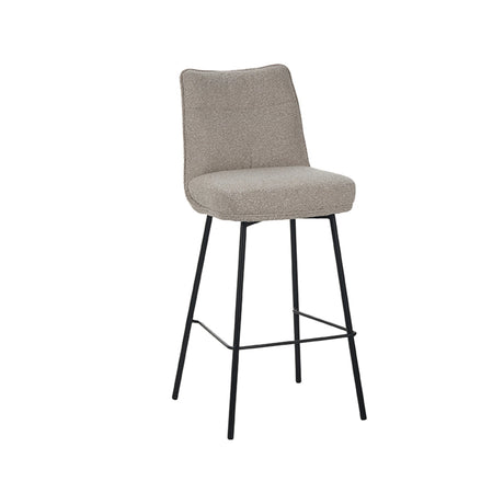 LABEL51 Barkruk Lennon - Naturel - Boucle van LABEL51 – Luxe comfort op maat van PureWonen. Vraag naar de beste prijs.