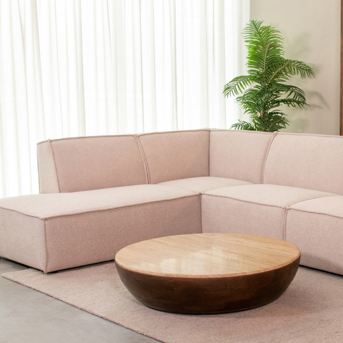 LABEL51 Salontafel Bowl - Espresso - Travertin van LABEL51 – Luxe comfort op maat van PureWonen. Vraag naar de beste prijs.
