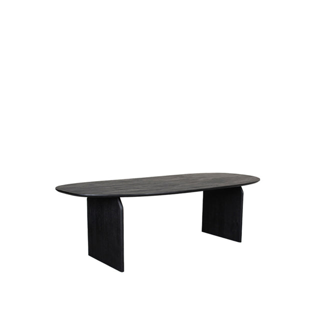 LABEL51 Eetkamertafel Cooper - Zwart - Mangohout - 210x110 cm van LABEL51 – Luxe comfort op maat van PureWonen. Vraag naar de beste prijs.