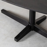 LABEL51 Eetkamertafel Rosie - Zwart - Mangohout - 180x100 cm van LABEL51 – Luxe comfort op maat van PureWonen. Vraag naar de beste prijs.