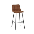 LABEL51 Eetkamerstoel Bistro - Cognac - Micro Suede van LABEL51 – Luxe comfort op maat van PureWonen. Vraag naar de beste prijs.