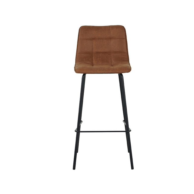 LABEL51 Eetkamerstoel Bistro - Cognac - Micro Suede van LABEL51 – Luxe comfort op maat van PureWonen. Vraag naar de beste prijs.