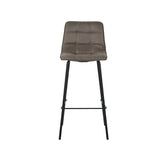 LABEL51 Barkruk Bistro - Taupe - Micro Suede van LABEL51 - laagste prijs offerte van PureWonen