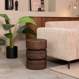 LABEL51 Bijzettafel Milly - Espresso - Mangohout - 35 cm van LABEL51 – Luxe comfort op maat van PureWonen. Vraag naar de beste prijs.