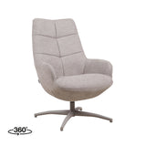 LABEL51 Fauteuil Winston - Taupe - Canyon - One Size