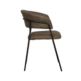 LABEL51 Eetkamerstoel Luuk - Moss - Micro Suede - Black Frame van LABEL51 – Luxe comfort op maat van PureWonen. Vraag naar de beste prijs.