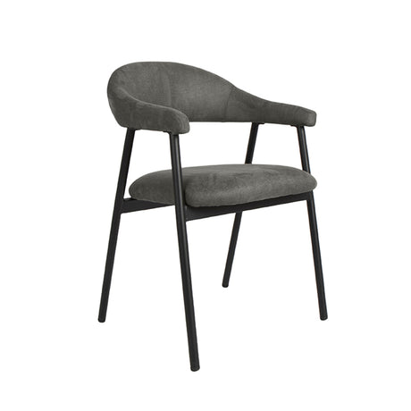 LABEL51 Eetkamerstoel Amaze - Antraciet - Micro Suede van LABEL51 – Luxe comfort op maat van PureWonen. Vraag naar de beste prijs.