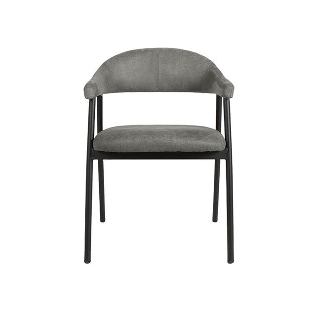 LABEL51 Eetkamerstoel Amaze - Antraciet - Micro Suede van LABEL51 – Luxe comfort op maat van PureWonen. Vraag naar de beste prijs.