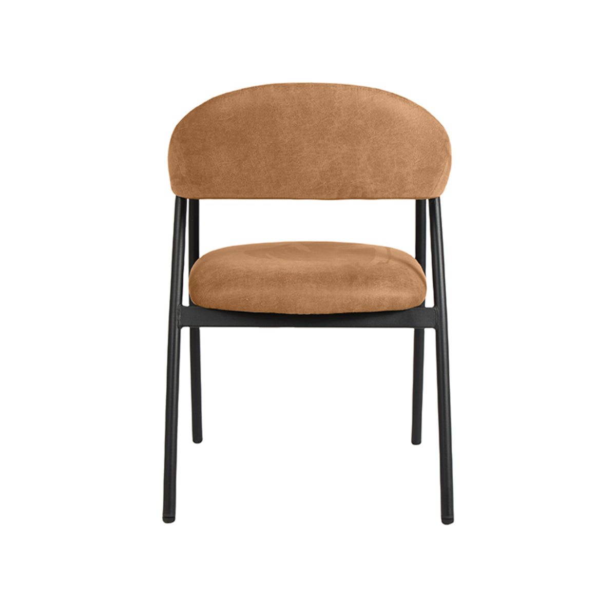 LABEL51 Eetkamerstoel Amaze - Cognac - Micro Suede van LABEL51 – Luxe comfort op maat van PureWonen. Vraag naar de beste prijs.