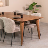 LABEL51 Eetkamertafel Fly - Nature - Mangohout - 160x90 cm van LABEL51 – Luxe comfort op maat van PureWonen. Vraag naar de beste prijs.