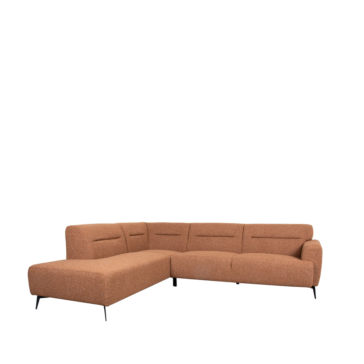 LABEL51 Hoekbank Bolzano - Coral - Boucle - Links van LABEL51 – Luxe comfort op maat van PureWonen. Vraag naar de beste prijs.