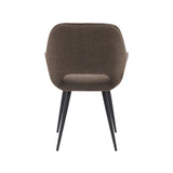 LABEL51 Eetkamerstoel Fer - Bruin - Boucle van LABEL51 - laagste prijs offerte van PureWonen