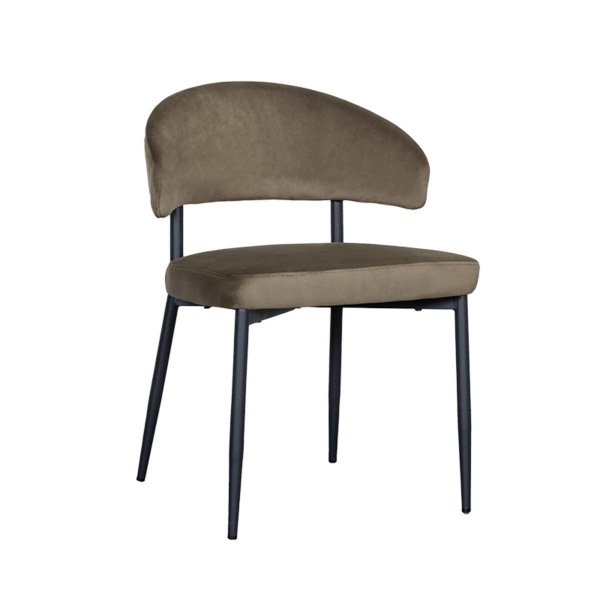 LABEL51 Eetkamerstoel Bliss - Hunter - Fluweel van LABEL51 - laagste prijs offerte van PureWonen