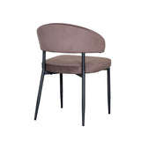 LABEL51 Eetkamerstoel Bliss - Taupe - Fluweel van LABEL51 - laagste prijs offerte van PureWonen
