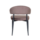 LABEL51 Eetkamerstoel Bliss - Taupe - Fluweel van LABEL51 - laagste prijs offerte van PureWonen