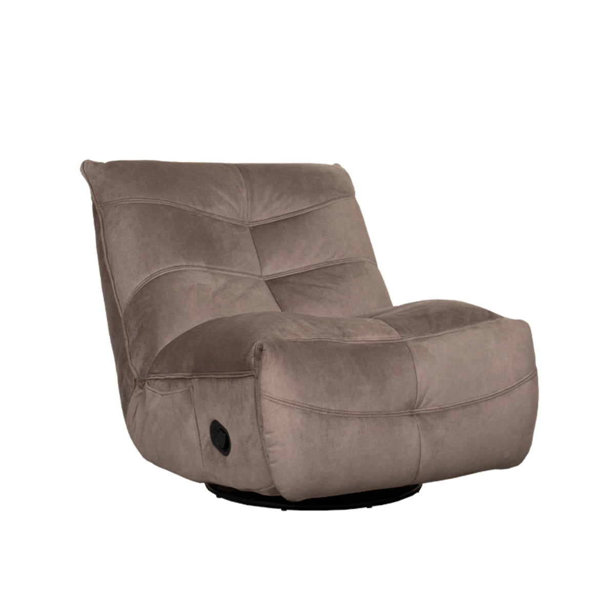 LABEL51 Fauteuil Take It Easy - Taupe - Cosmo van LABEL51 – Luxe comfort op maat van PureWonen. Vraag naar de beste prijs.