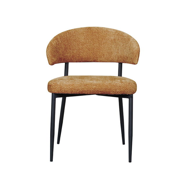 LABEL51 Eetkamerstoel Bliss - Mustard - Elite van LABEL51 – Luxe comfort op maat van PureWonen. Vraag naar de beste prijs.