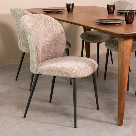 LABEL51 Eetkamerstoel Vino - Stone - Elite van LABEL51 - laagste prijs offerte van PureWonen