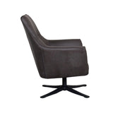 LABEL51 Fauteuil Tod - Antraciet - Micro Suede van LABEL51 – Luxe comfort op maat van PureWonen. Vraag naar de beste prijs.