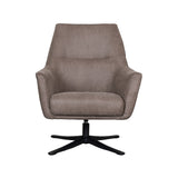 LABEL51 Fauteuil Tod - Taupe - Micro Suede van LABEL51 – Luxe comfort op maat van PureWonen. Vraag naar de beste prijs.