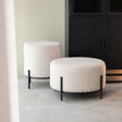 LABEL51 Poef Troy - Naturel - Boucle - L van LABEL51 – Luxe comfort op maat van PureWonen. Vraag naar de beste prijs.