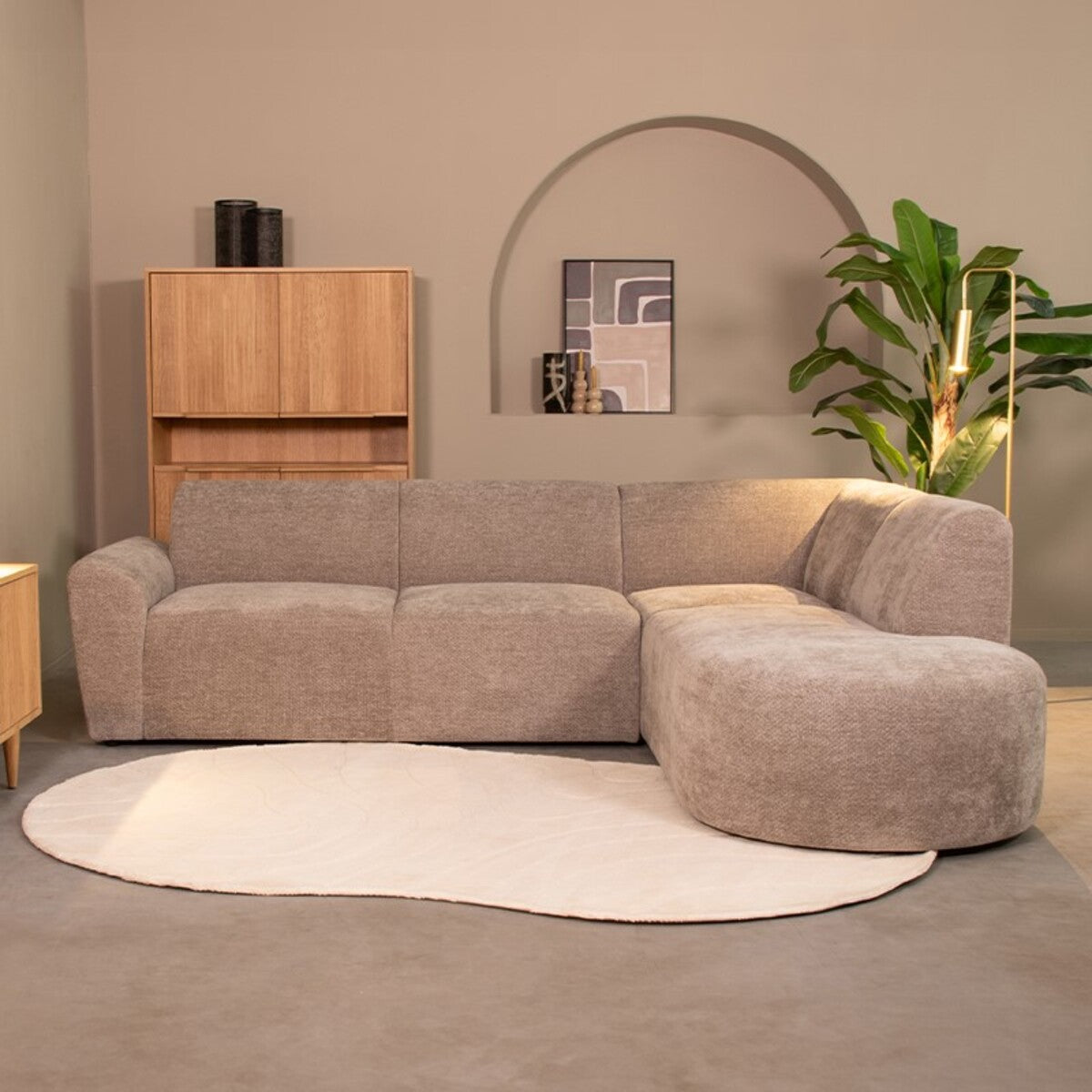 LABEL51 Hoekbank Espen - Stone - Elite - Rechts van LABEL51 – Luxe comfort op maat van PureWonen. Vraag naar de beste prijs.