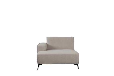 LABEL51 Bank Nero - Naturel - Boucle - Longchair Arm Links Voorstaand van LABEL51 - laagste prijs offerte van PureWonen