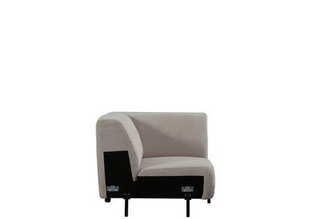 LABEL51 Bank Nero - Naturel - Boucle - Hoek van LABEL51 - laagste prijs offerte van PureWonen