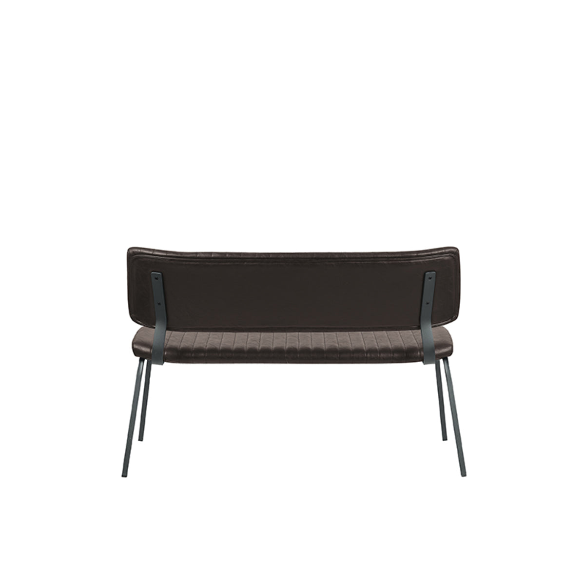 LABEL51 Eetkamerbank Gusto - Donkerbruin - PU-Leder - 120 cm van LABEL51 – Luxe comfort op maat van PureWonen. Vraag naar de beste prijs.