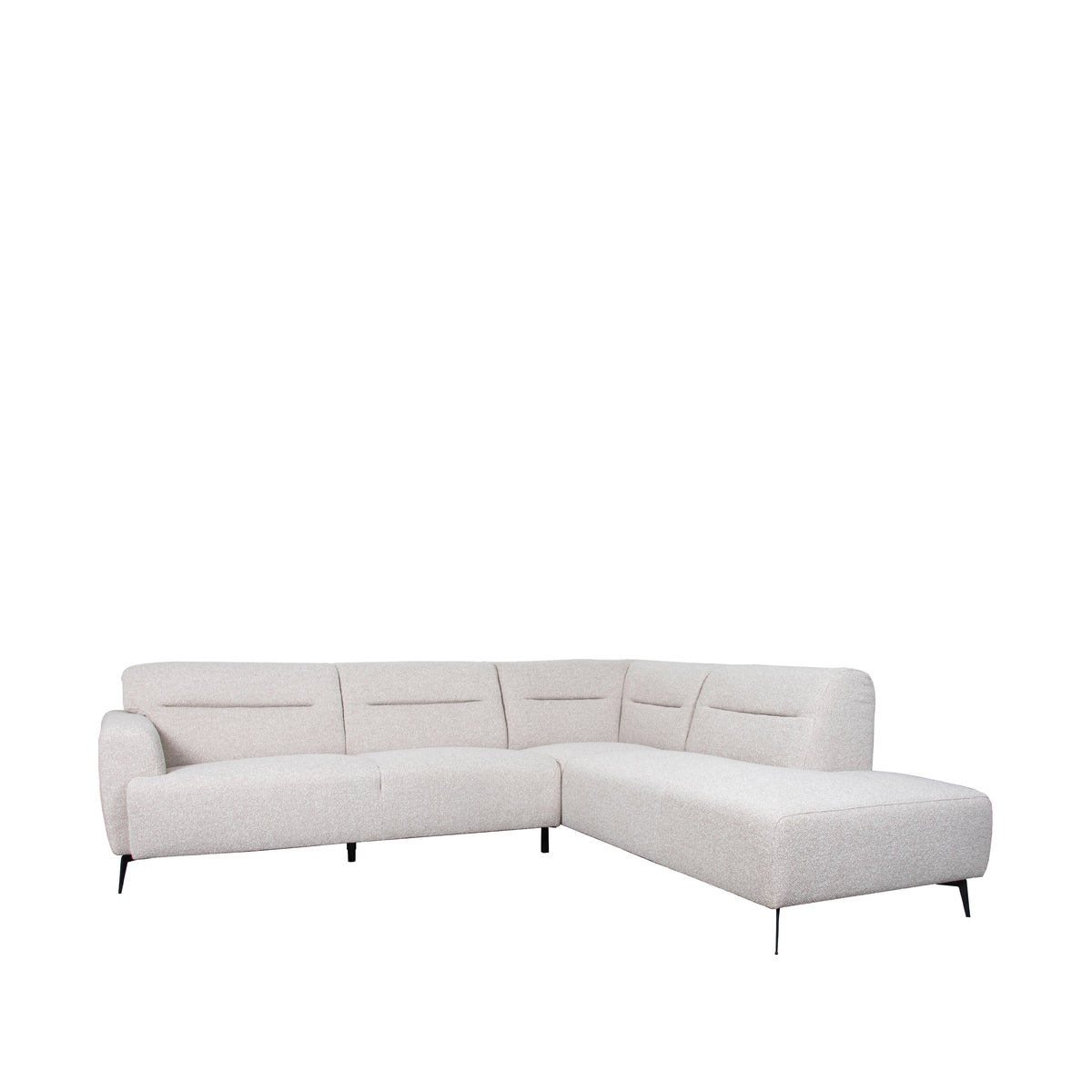 LABEL51 Hoekbank Bolzano - Naturel - Boucle - Rechts van LABEL51 - laagste prijs offerte van PureWonen