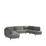 LABEL51 Bank Milano - Stone - Elite - U-Bank van LABEL51 – Luxe comfort op maat van PureWonen. Vraag naar de beste prijs.