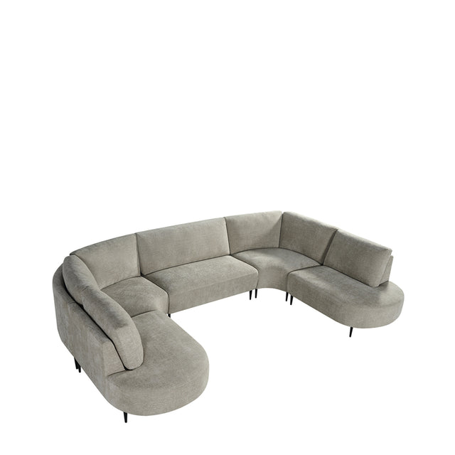 LABEL51 Bank Milano - Naturel - Elite - U-Bank van LABEL51 – Luxe comfort op maat van PureWonen. Vraag naar de beste prijs.