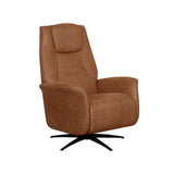 LABEL51 Fauteuil Stockholm - Cognac - Micro Suede - One Size