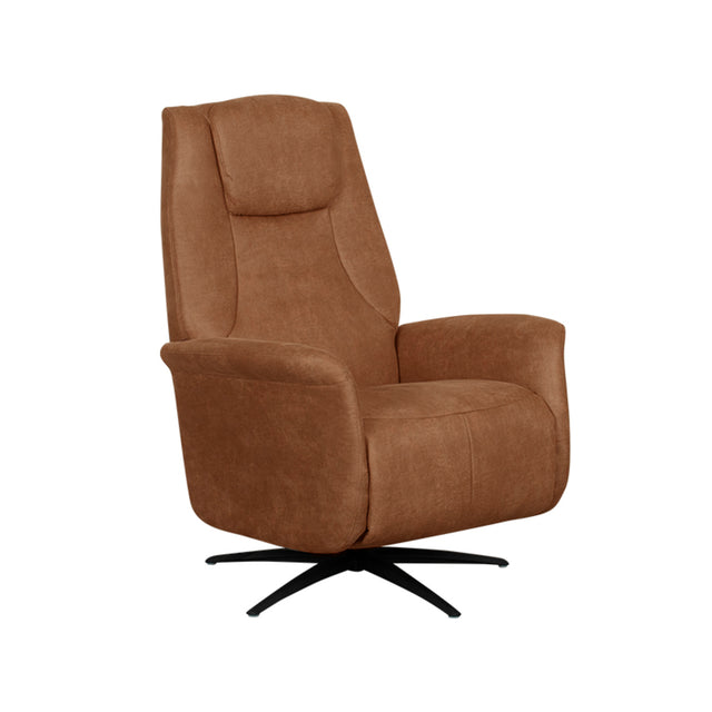 LABEL51 Fauteuil Stockholm - Cognac - Micro Suede - One Size