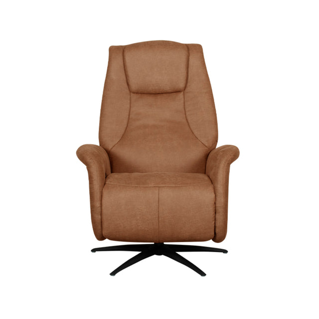 LABEL51 Fauteuil Stockholm - Cognac - Micro Suede - One Size