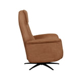 LABEL51 Fauteuil Stockholm - Cognac - Micro Suede - One Size