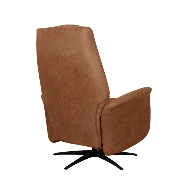 LABEL51 Fauteuil Stockholm - Cognac - Micro Suede - One Size
