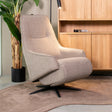 LABEL51 Fauteuil Odense - Truffel grijs - Boucle van LABEL51 – Luxe comfort op maat van PureWonen. Vraag naar de beste prijs.