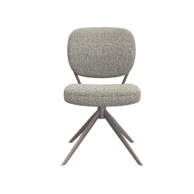LABEL51 Eetkamerstoel Geneva - Truffel grijs - Boucle van LABEL51 – Luxe comfort op maat van PureWonen. Vraag naar de beste prijs.