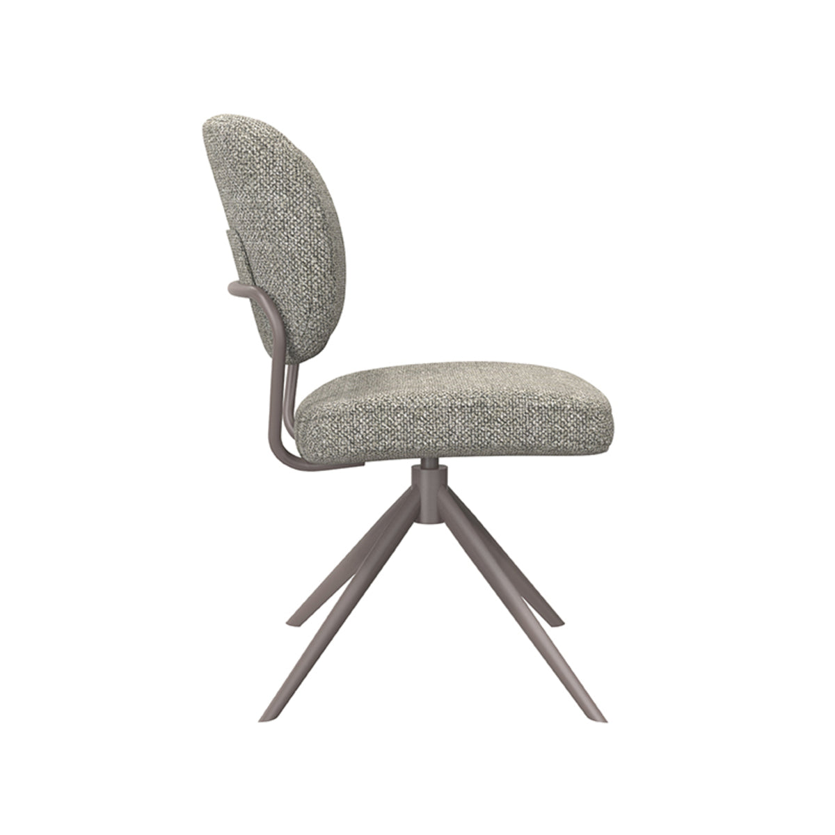 LABEL51 Eetkamerstoel Geneva - Truffel grijs - Boucle van LABEL51 – Luxe comfort op maat van PureWonen. Vraag naar de beste prijs.