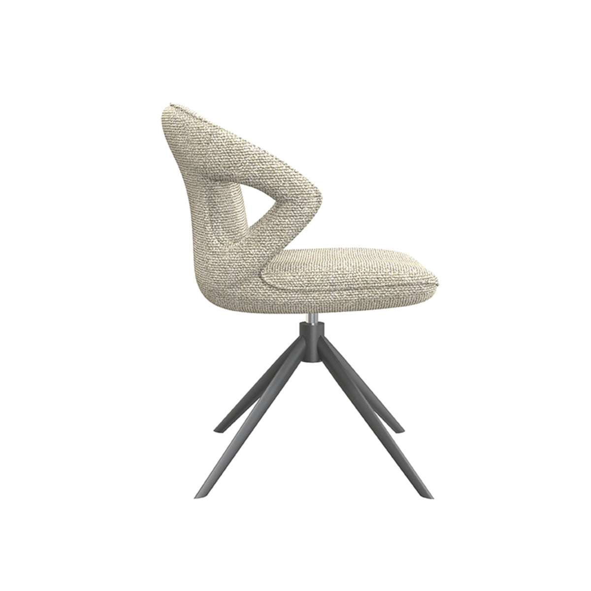 LABEL51 Eetkamerstoel Zurich - Naturel - Boucle van LABEL51 – Luxe comfort op maat van PureWonen. Vraag naar de beste prijs.