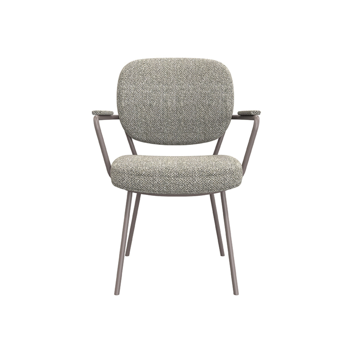LABEL51 Eetkamerstoel Lausanne - Truffel grijs - Boucle van LABEL51 – Luxe comfort op maat van PureWonen. Vraag naar de beste prijs.