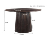 Salvator Walnut 130cm